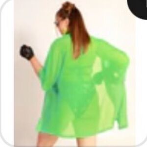 iHeartRaves Neon Green Cover-Up